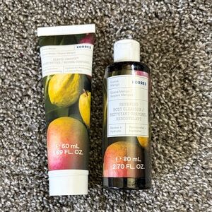 Korres Guava Mango Body Wash and Cream Duo
